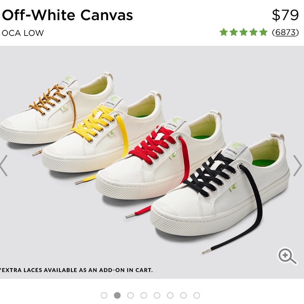 Cariuma OCA White Low Sneakers